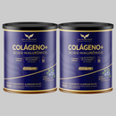Kit com 02 COLÁGENO HIDROLISADO E AH BONE BLUEBERRY 250G