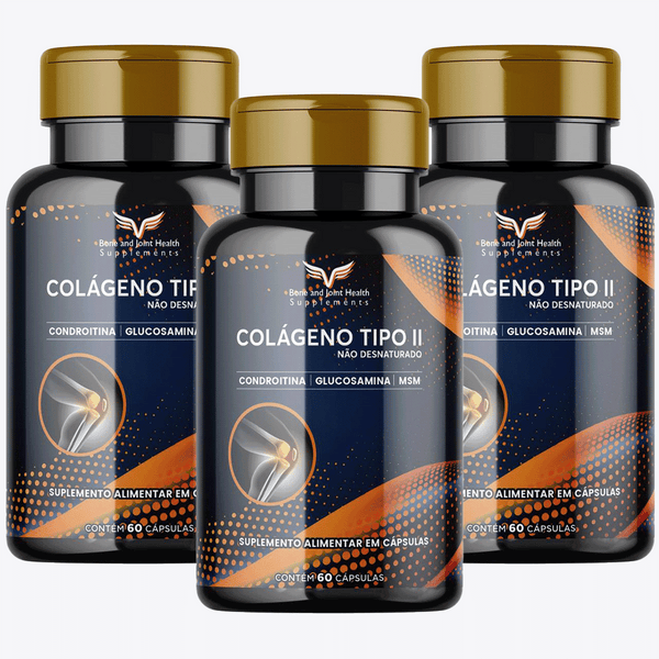 Kit com 03 Colágeno Tipo 2 Não Desnaturado