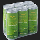 PACK 6 UNIDADES ENERGY DRINK BONE SABOR MAÇA VERDE ZERO