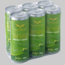 PACK 6 UNIDADES ENERGY DRINK BONE SABOR MAÇA VERDE ZERO