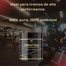 Kit com 02 Creatinas Mono Hidratada 100% Pura Pote de 300g Sem Sabor