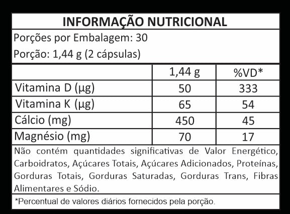 OrtoCÁLCIO Suplemento Alimentar em Cápsulas