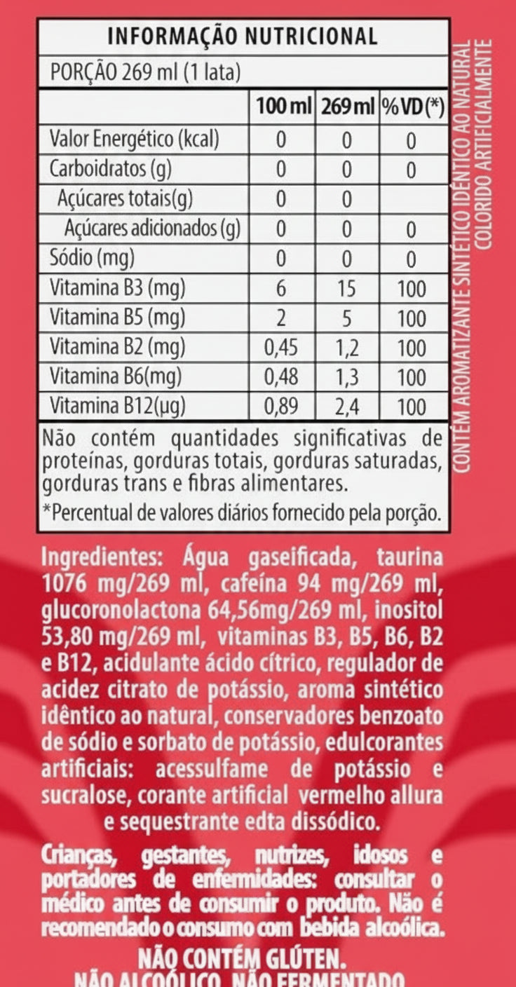 ENERGY DRINK BONE SABOR MELANCIA ZERO