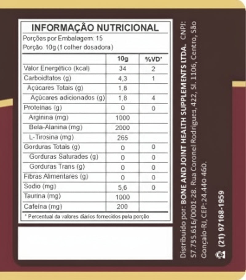 PRÉ TREINO BONE SABOR PINK LIMONADE 150G